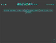 Tablet Screenshot of bianchibikes.co.uk